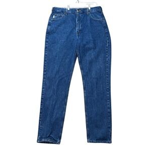 Carhartt B18 DST Jeans Mens 38x36 Medium Wash Traditional Fit Straight Leg Denim